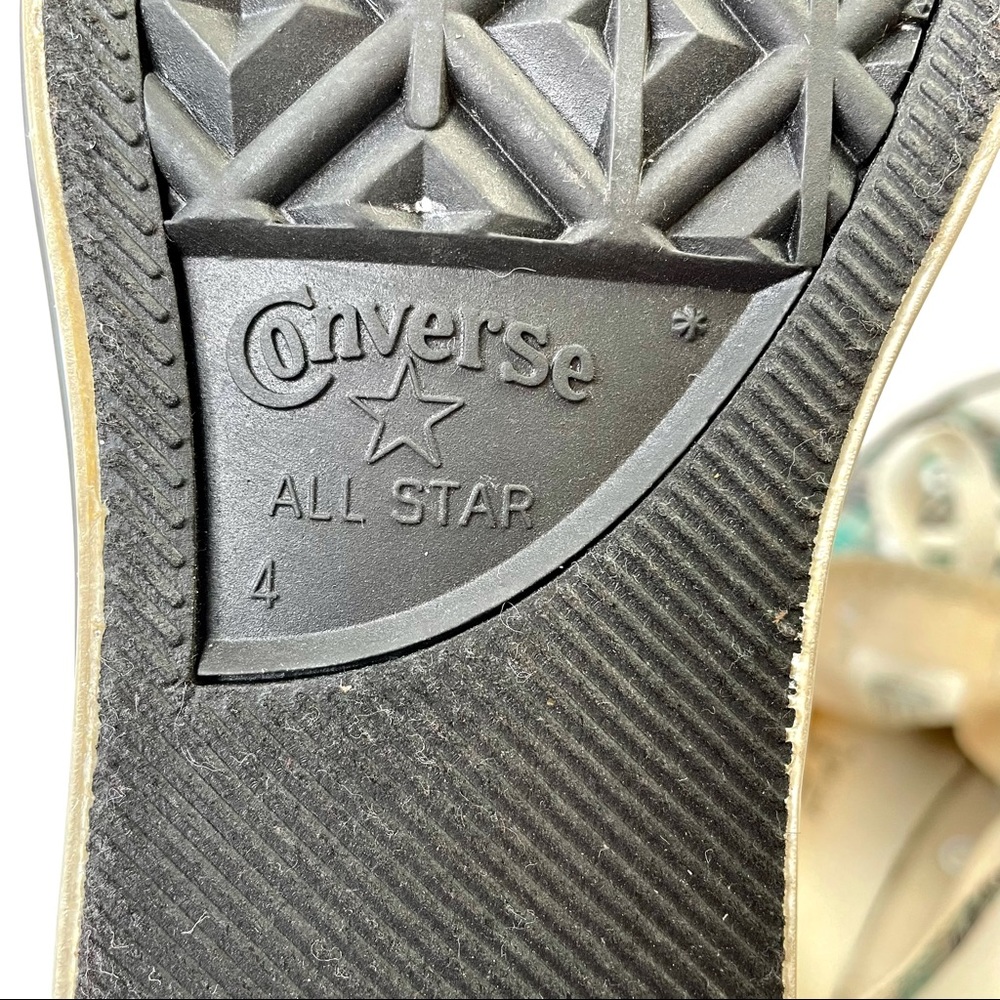 SOLD Converse All Star Plaid Sneakers Low Top Kids Unisex size 4 - Picture 10 of 13
